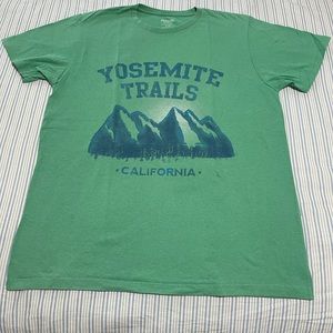 Large Green Target Graphic T-shirt